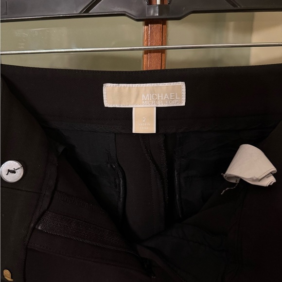 MICHAEL Michael Kors Black Straight Leg Trousers | Size 2 | NWOT - Picture 4 of 4